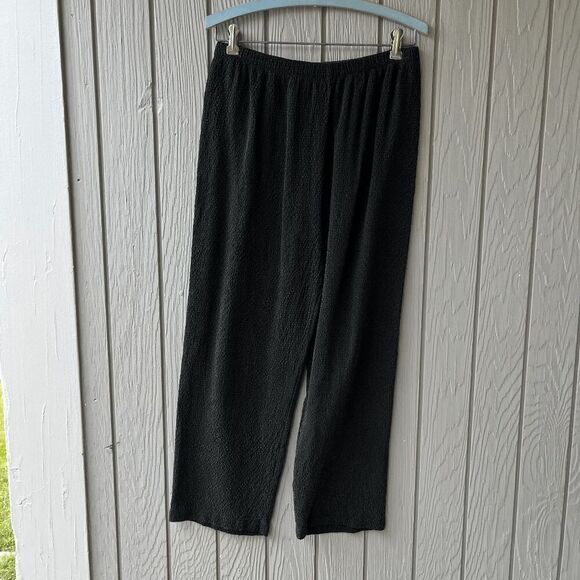 Vintage 90s Chico’s Design Set M/L | Rayon Seersucker Lounge Set Made in USA - Picture 4 of 13